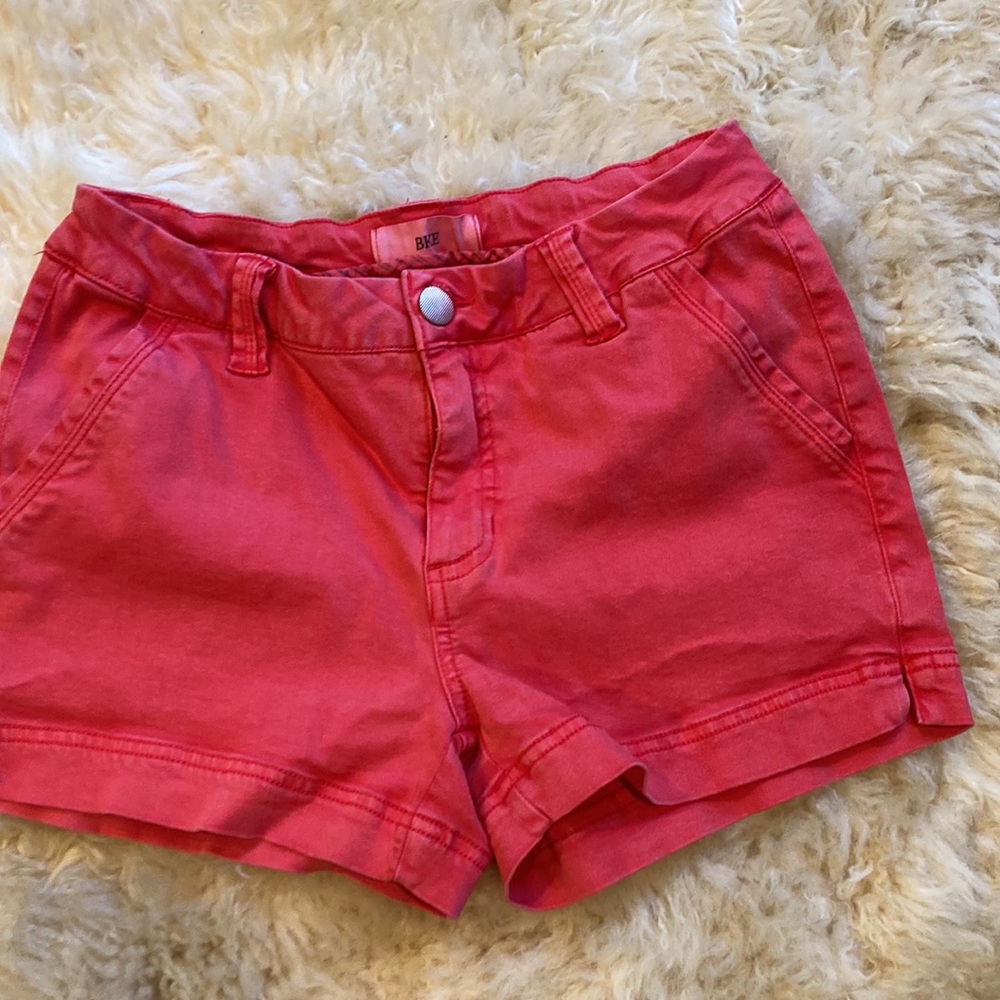 BKE Women’s burnt orange size 26 stretchy shorts